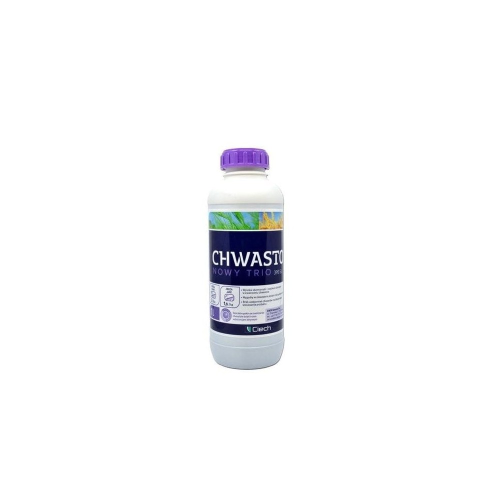 Chwastox Nowy Trio  390 SL - 1L [trawniki 20ml/5l wody/100m2]