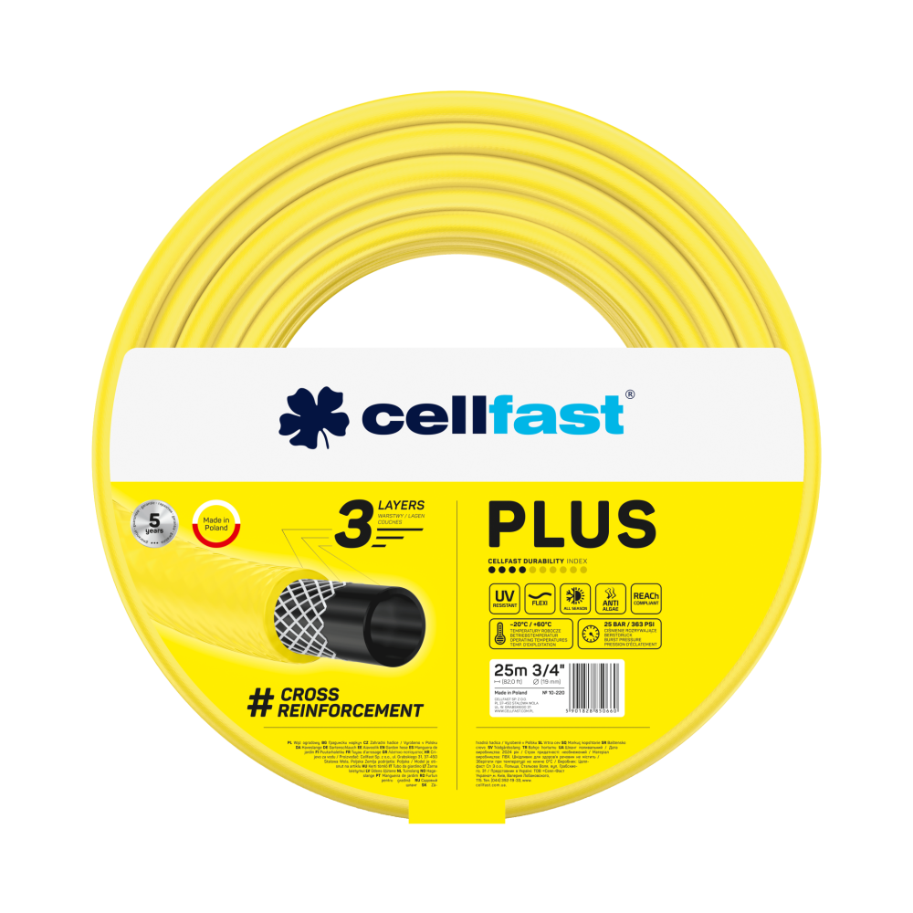 WĄŻ ZBR.GERBER PLUS 3/4" 25MB 10-220