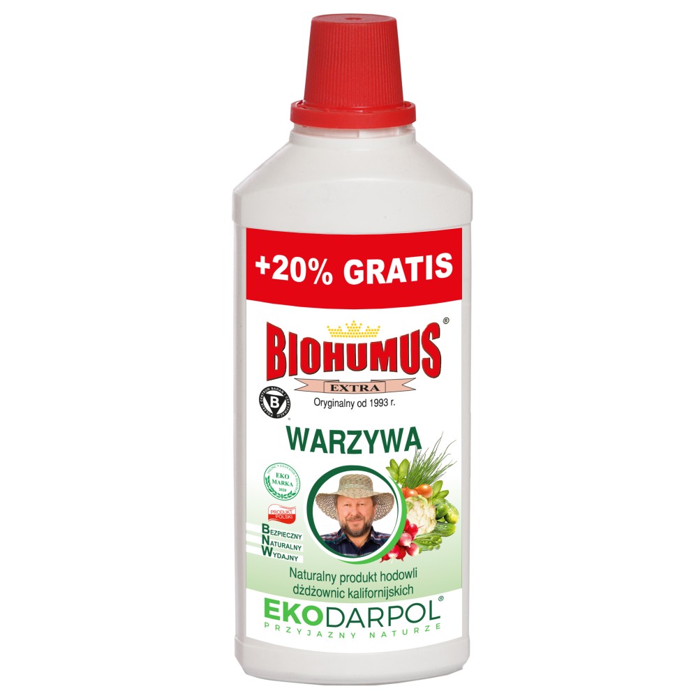 BIOHUMUS EXTRA WARZYWA 1L+20%