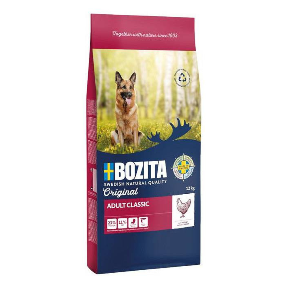 BOZITA PIES ORIGINAL ADULT CLASSIC 12KG