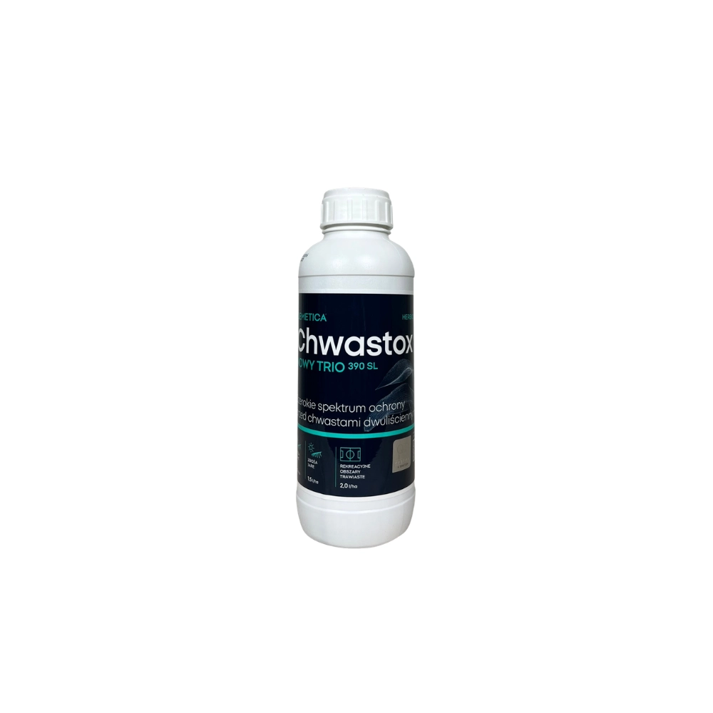 Chwastox Nowy Trio 390 SL - 1L [trawniki 20ml/5l wody/100m2]