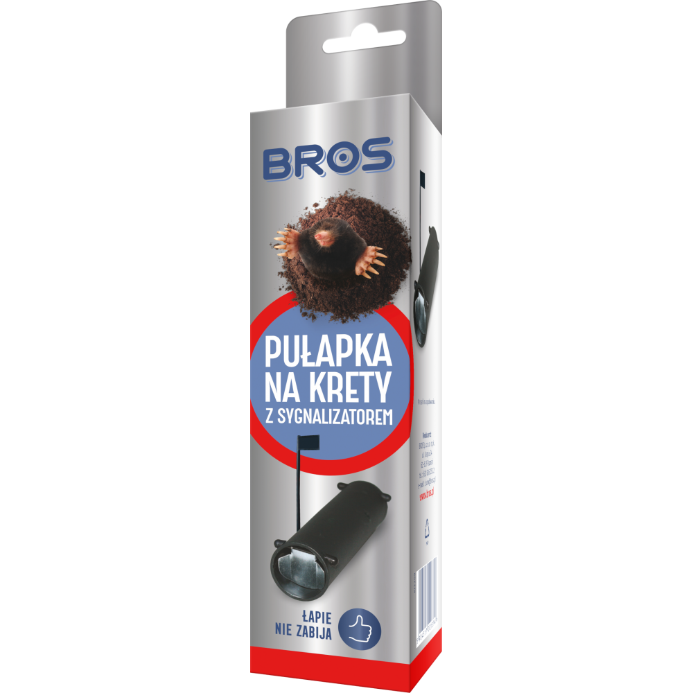 PUŁAPKA NA KRETY Z SYGNALIZATOREM
