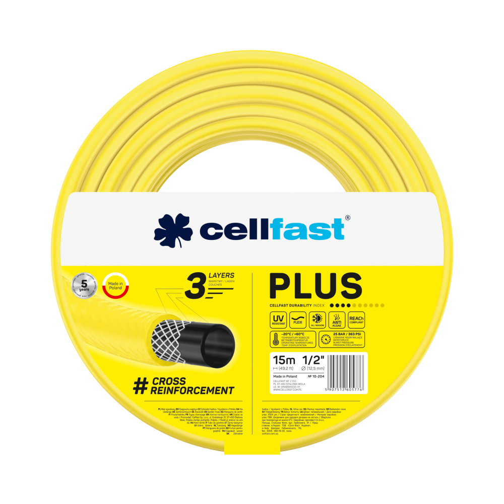 WĄŻ ZBR. GERBER PLUS " 1/2" 15MB 10-204
