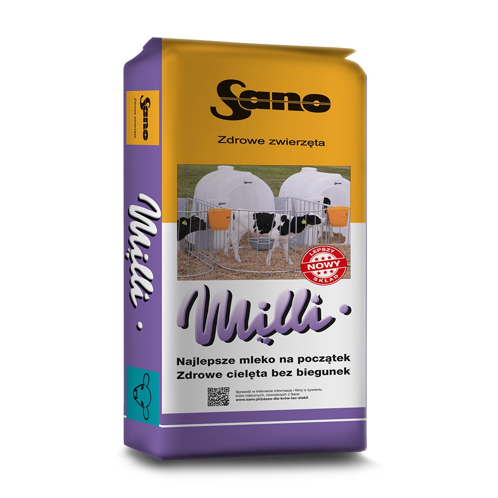 Milli - 25 kg Preparat mlekozastępczy dla cieląt od 7 dnia życia do 6 miesiąca