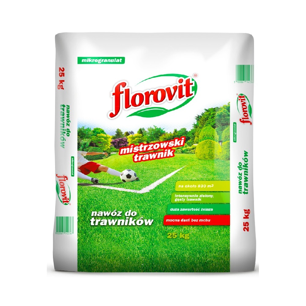 FLOROVIT DO TRAWANIKÓW Z MCHEM MISTRZOWSKI TRAWNIK 25KG
