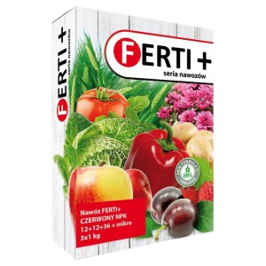 FERTI+ CZERWONY 12-12-36+ MIKRO 3X1KG