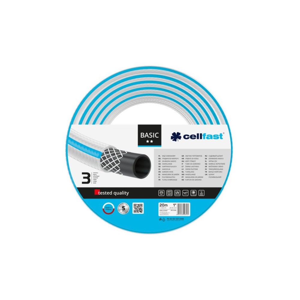WĄŻ ZBR. BASIC FI 1" A"20MB
