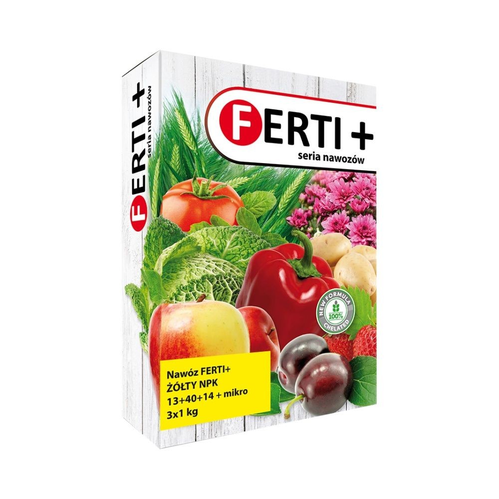FERTI+ ŻÓŁTY 13-40-13+MIKRO 3X1KG