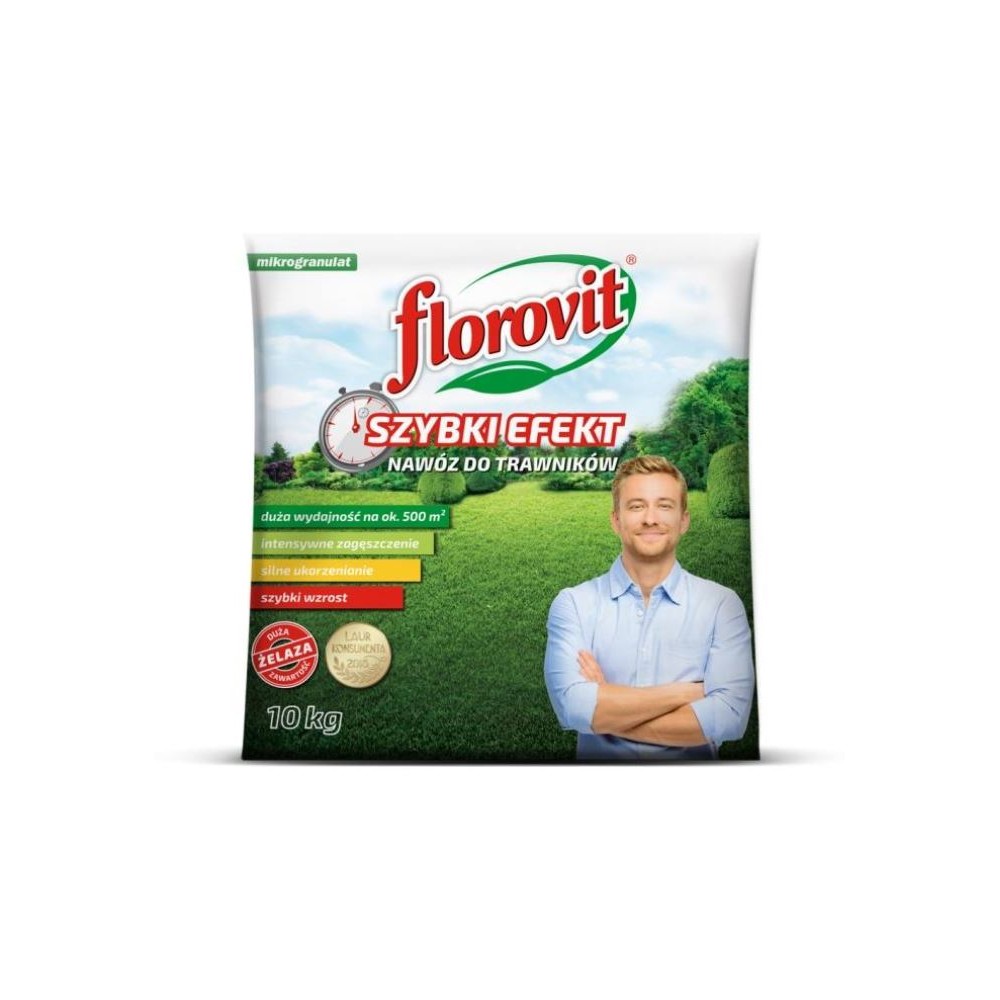 FLOROVIT SZYBKI EFEKT DO TRAWNIKA 10KG