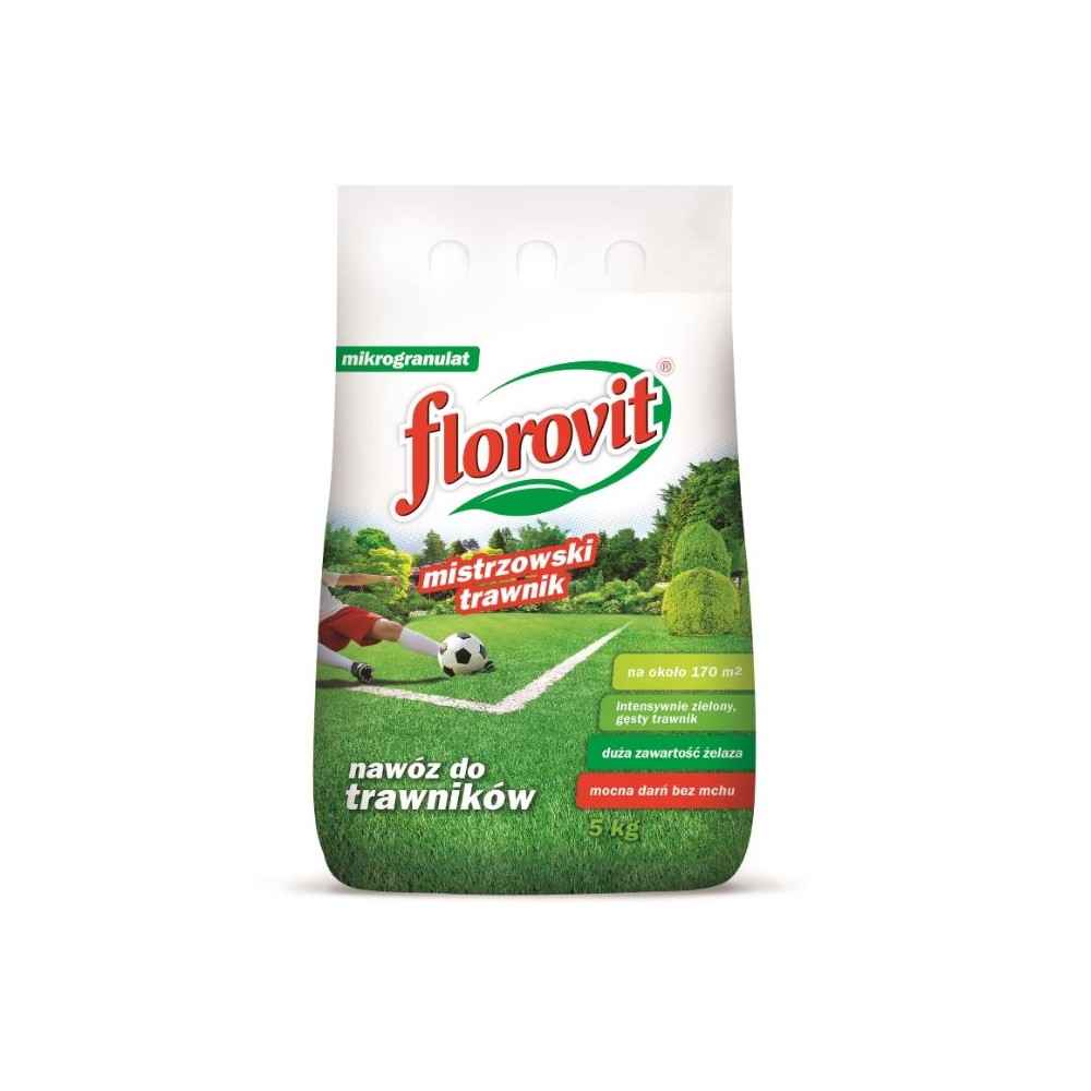 FLOROVIT DO TRAWNIKÓW Z MCHEM MISTRZOWSKI TRAWNIK 5KG