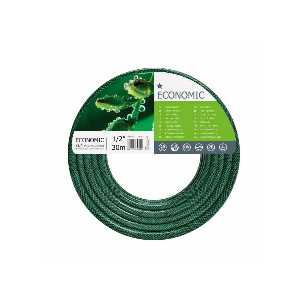 WĄŻ ZBROJONY ECO 1/2" a30mb 10-002