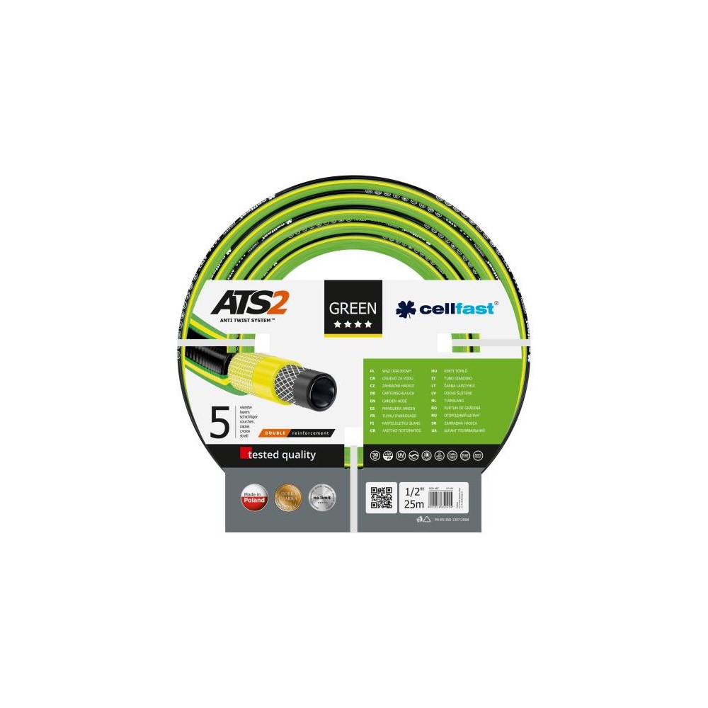 WĄŻ ZBROJONY GREEN ATS 2 3/4" 50MB 15-121
