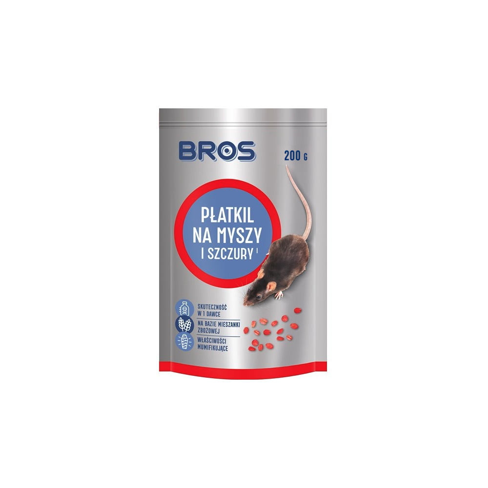 BROS PŁATKIL NA MYSZY I SZCZURY 200G