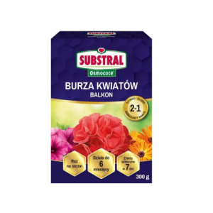 OSMOCOTE 2W1 BURZA KWIAT.BALKONOWE 300G