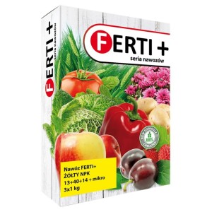 FERTI+ ŻÓŁTY 13-40-13+MIKRO 3X1KG